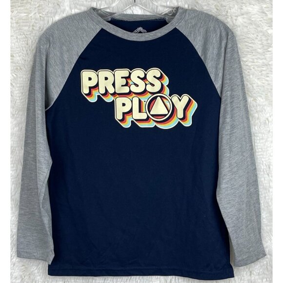 Therabouts Boys Large 14/16 Husky 2 Piece Pajama Set "Press Play" Gamer Gray - Picture 5 of 7